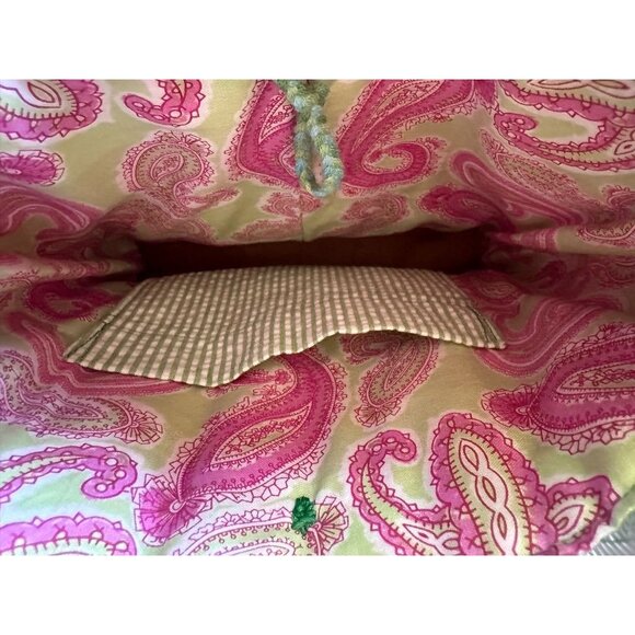 Handmade Embroidered Patchwork Shoulder Bag With Wooden Base And Paisley Interio - Picture 4 of 6